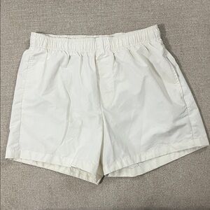 H&M Cream Drawstring Shorts